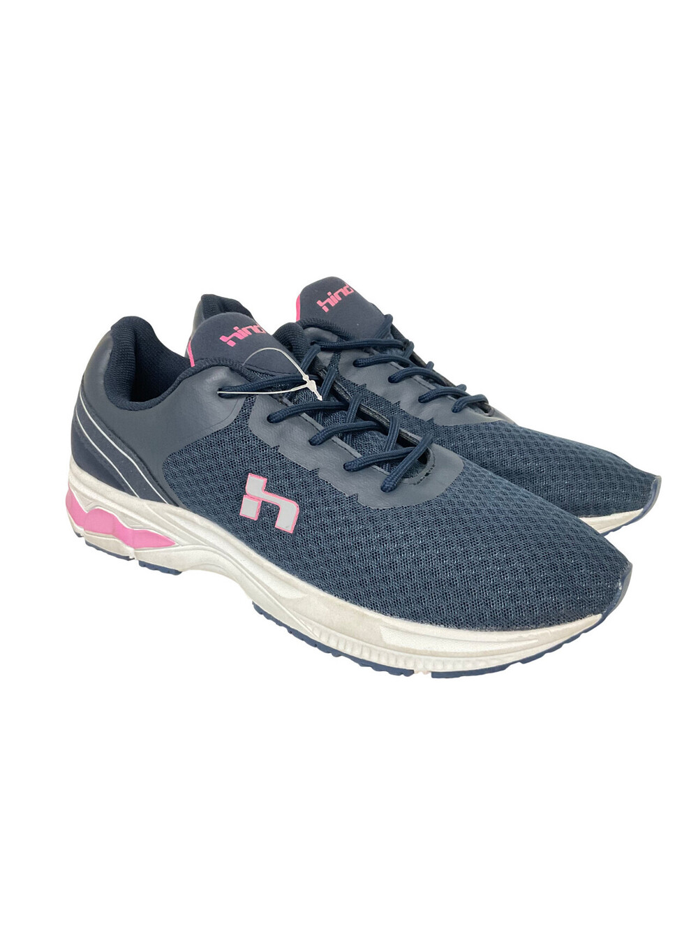 Hind Women’s Low-Cut HW Alert Athletic Sneakers Navy/Pink Size 9.5M